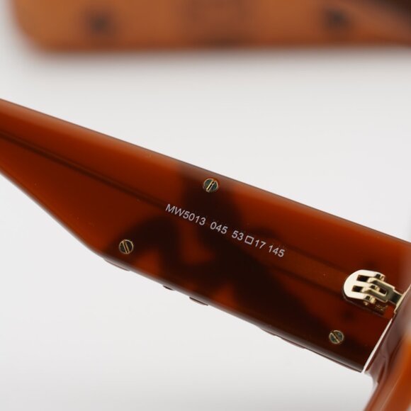 MCM MW5013 045 Square Eyeglasses - Shiny Light Brown 53mm - Picture 7 of 10